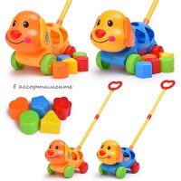 Каталка 9201 "Собака" (головоломка с блоками) в пакете