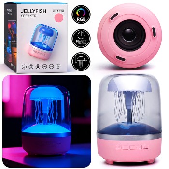 Светильник-колонка "Танцующая медуза" в коробке