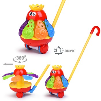 Каталка 0501 "Пчелка" в пакете