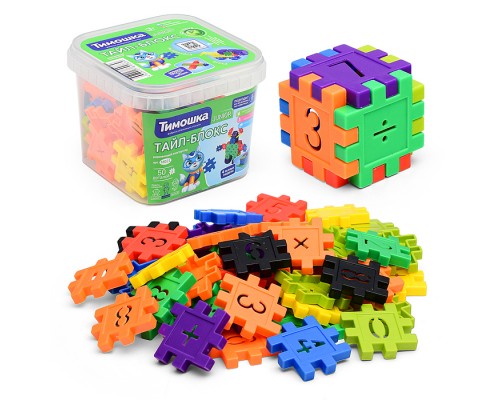 Конструктор "Тайл-Блокс" mini 50 деталей (малый кор.)
