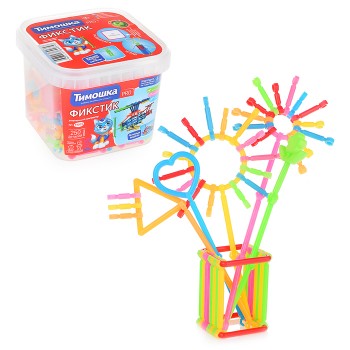 Конструктор "ФикСтик" 250 деталей контейнер