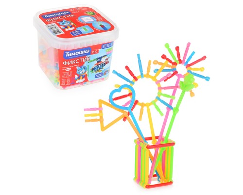 Конструктор "ФикСтик" 250 деталей контейнер