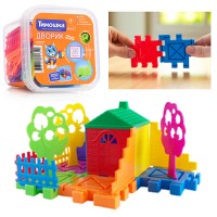 Конструктор "Дворик ZOO" 25 деталей