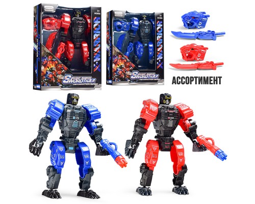 Робот трансформирующийся в леопарда и волка, в коробке