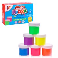 Краски пальчиковые 10 цветов, штампики