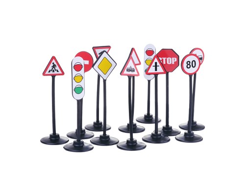 Игра "Дорожные знаки" 12шт.