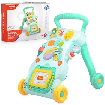 Игровой центр-Каталка с доской для рисования, в коробке