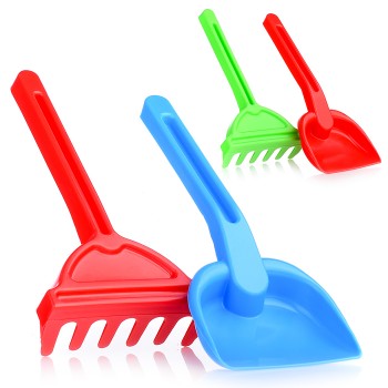 Песочный набор 2пр.(совок, грабли)