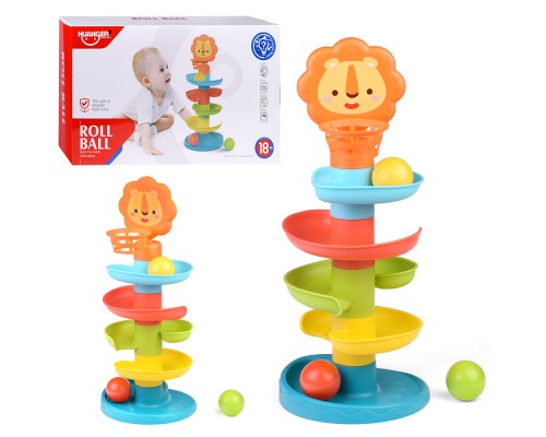 Развивающая игрушка горки "Милый львенок" в коробке