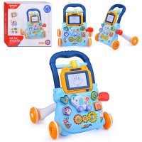 Игровой центр-Каталка "Веселый слоник" (цвет голубой) в коробке