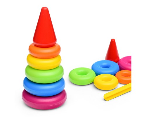 Пирамида "Классика " 19,5см, 7дет. (в сетке)