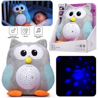 Сова "Ночной друг" свет, звук, в коробке