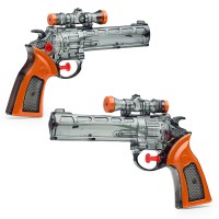 Водное оружие "Револьвер" с прицелом, в пакете (серый)