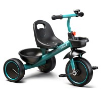 Велосипед трехколесный Rocket 2026, колеса EVA 10"/8", цвет зеленый