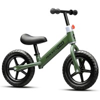 Беговел 12" Rocket R0044NEW-DGN, колеса EVA, цвет зеленый