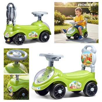 Каталка для детей Rocket R0276 "Динозавр" (цвет зеленый)
