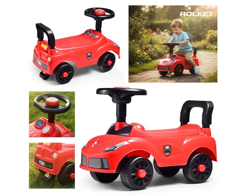 Каталка для детей Rocket R0278 (цвет красный)