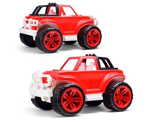 Машина "Джип" красно-черный