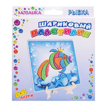 Шариковый пластилин "Мозаика" Рыбка