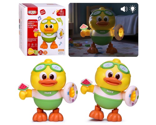 Утенок "Милый друг" свет, звук, в коробке