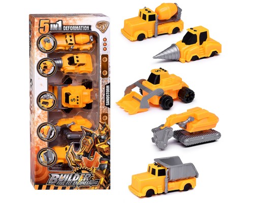 Робот трансформирующийся в спец технику, в коробке