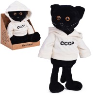 Кот "СССР" в молочной кофте