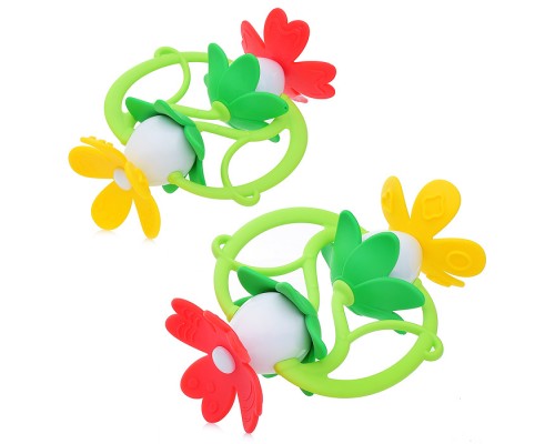 Погремушка-прорезыватель "Двойняшки"