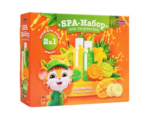 Мыло и пена для ванн своими руками "Банан и тропикано"