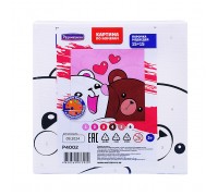 Картина по номерам "Парочка медведей" 15х15см.