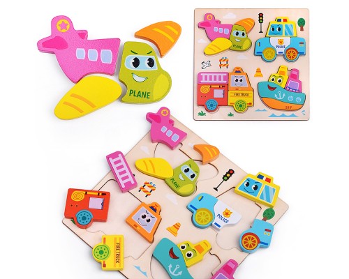 Пазл-вкладыш "Транспорт"