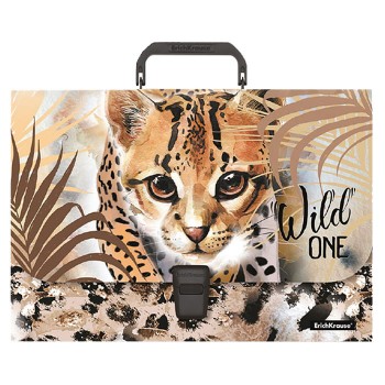 Портфель пластиковый Wild Cat, A4