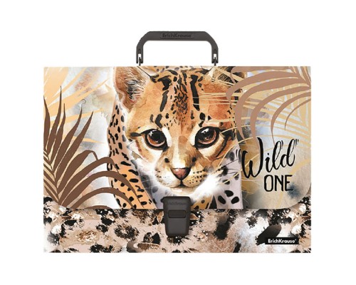 Портфель пластиковый Wild Cat, A4