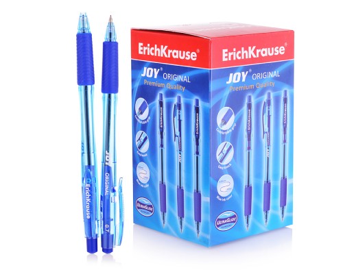 Ручка шариковая автоматическая Ultra Glide Technology JOY Origina, цвет чернил синий