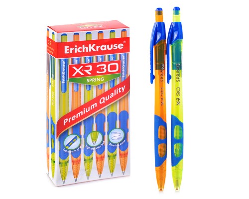 Ручка шариковая автоматическая XR-30 Spring, цвет чернил синий