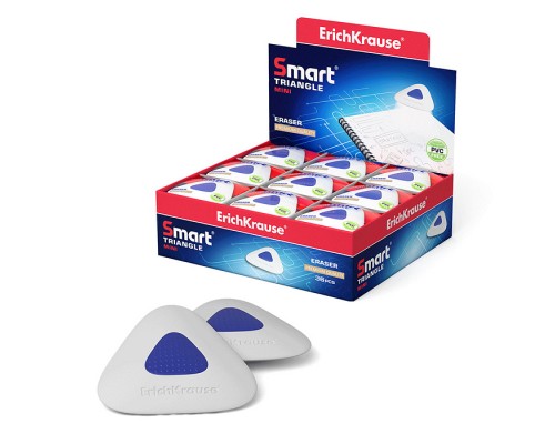 Ластик с пластиковым держателем Smart Mini Triangle