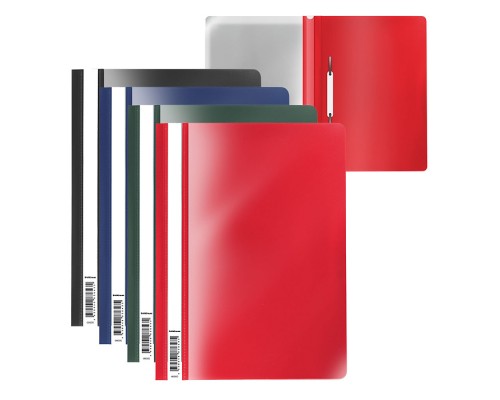 Папка-скоросшиватель пластиковая Fizzy Classic, A4, ассорти