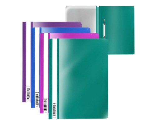 Папка-скоросшиватель пластиковая Fizzy Vivid, A4, ассорти