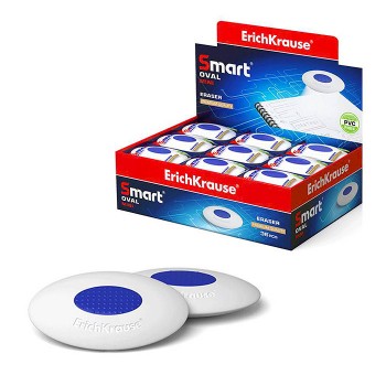 Ластик с пластиковым держателем Smart Mini Oval