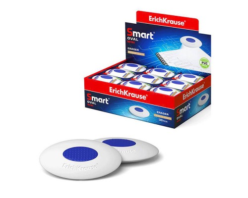 Ластик с пластиковым держателем Smart Mini Oval