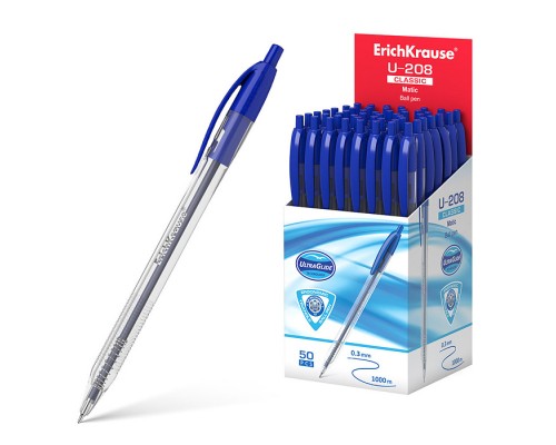 Ручка шариковая автоматическая U-208 Classic Matic 1.0, Ultra Glide Technology, цвет чернил синий