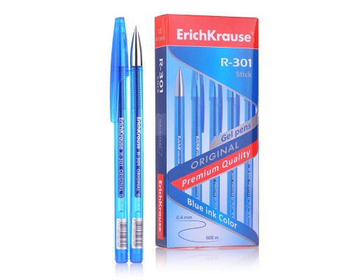 Ручка гелевая R-301 original, цвет чернил синий