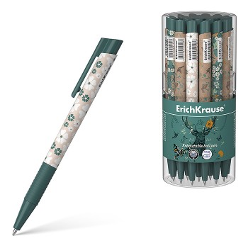 Ручка шариковая автоматическая Natural Life Matic&Grip 0.7,  цвет чернил синий