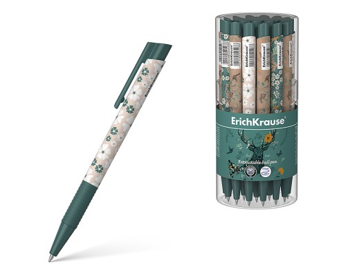 Ручка шариковая автоматическая Natural Life Matic&Grip 0.7,  цвет чернил синий