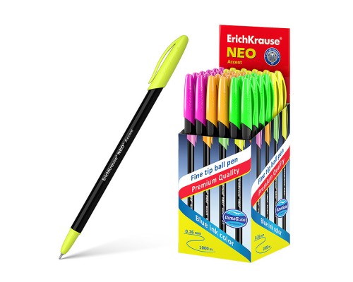 Ручка шариковая Neo&reg; Stick Accent 0.7, Super Glide Technology, цвет чернил синий