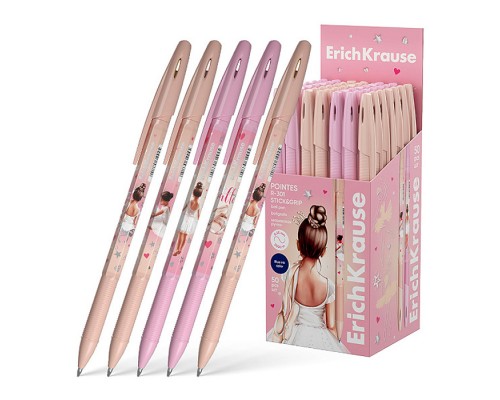 Ручка шариковая R-301 Stick&Grip Pointes 0.7, цвет чернил синий (в коробке по 50 шт.)