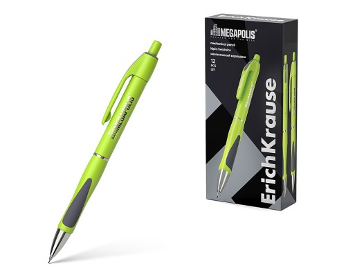 Карандаш механический 0.7мм,  MEGAPOLIS Concept  НВ