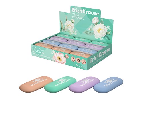 Ластик "Pastel Bloom" (в коробке по 36 шт.)