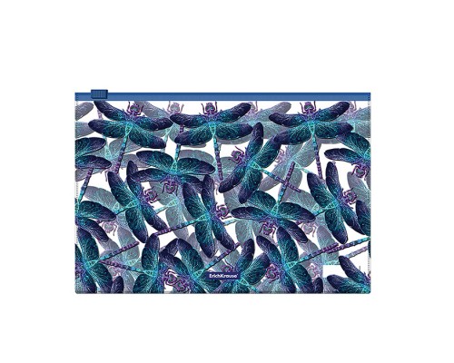 Zip-пакет пластиковый Neon Dragonflies, B5 (в пакете по 12 шт.)