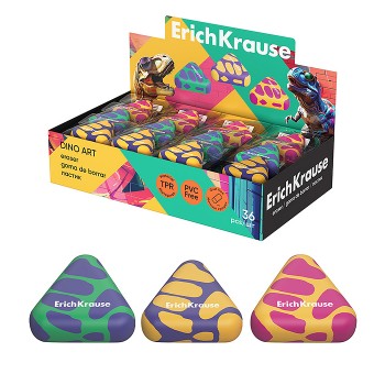 Ластик Dino Art (в коробке по 36 шт.)