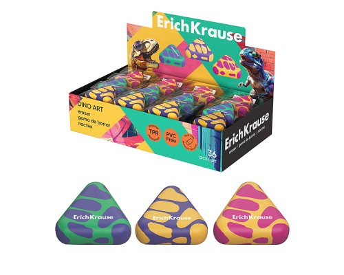 Ластик Dino Art (в коробке по 36 шт.)